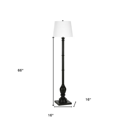 Black Floor Lamp w/ Shade