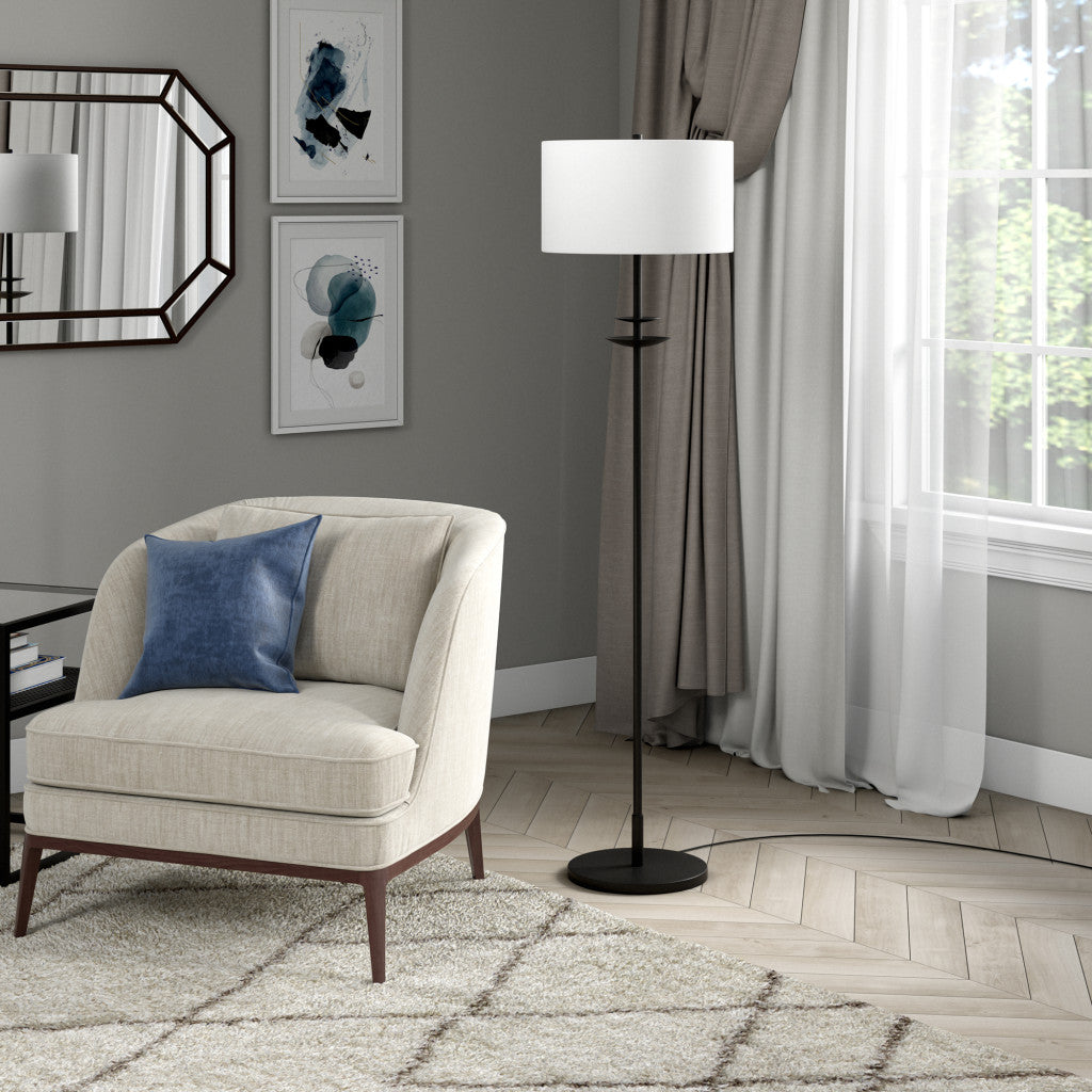 Black Floor Lamp w/ Shade