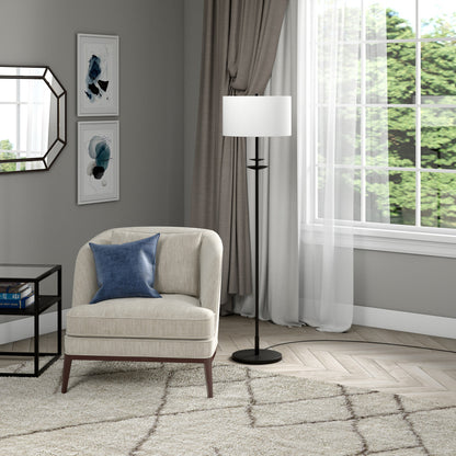 Black Floor Lamp w/ Shade