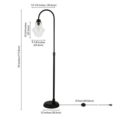 Black Floor Lamp w/ Shade