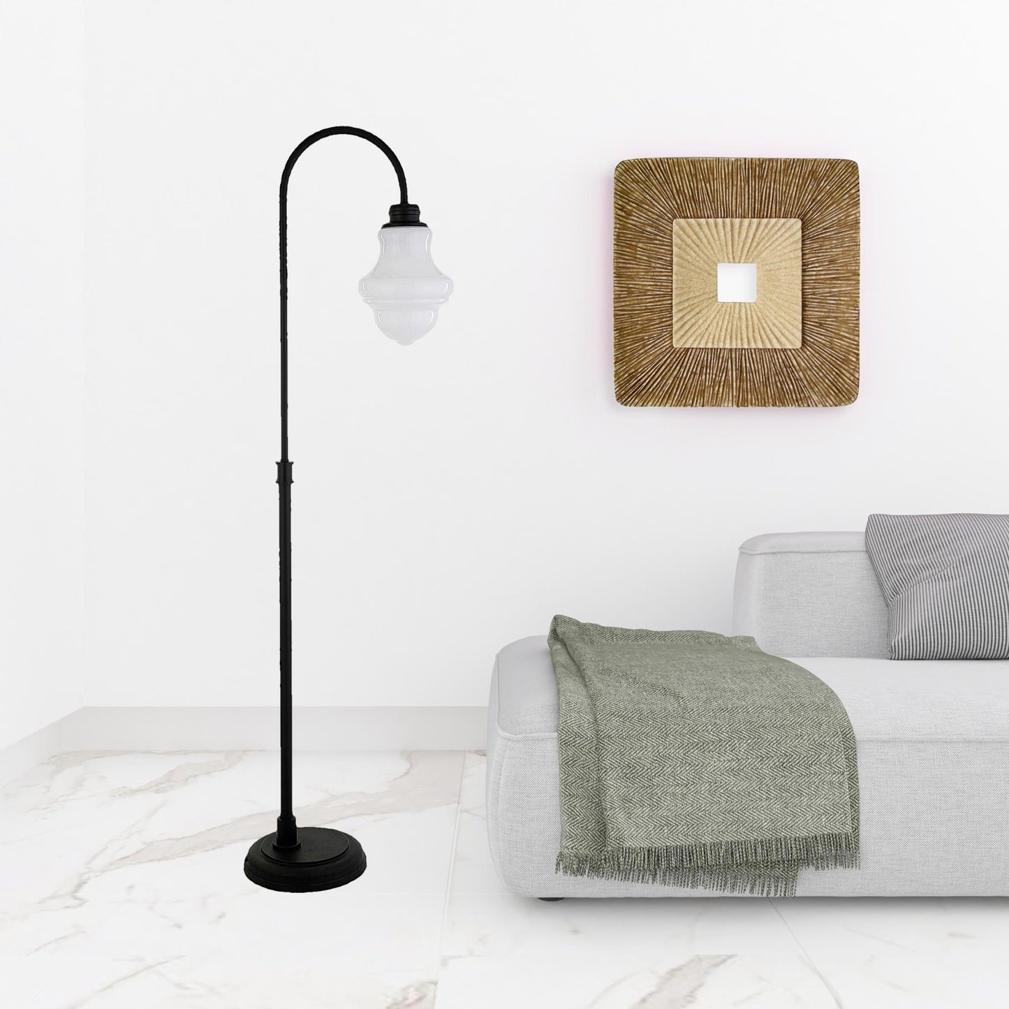 Black Floor Lamp w/ Shade
