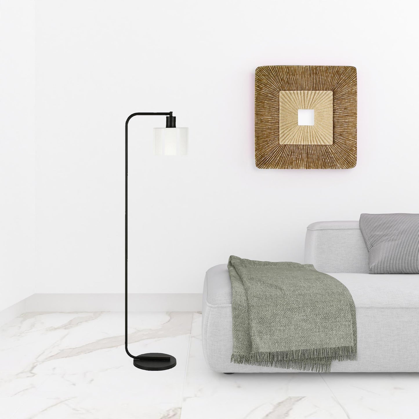 Black Floor Lamp w/ Shade
