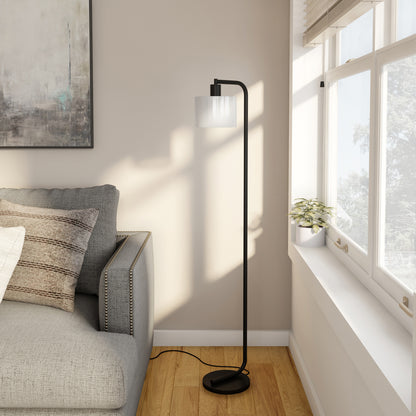 Black Floor Lamp w/ Shade