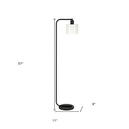 Black Floor Lamp w/ Shade