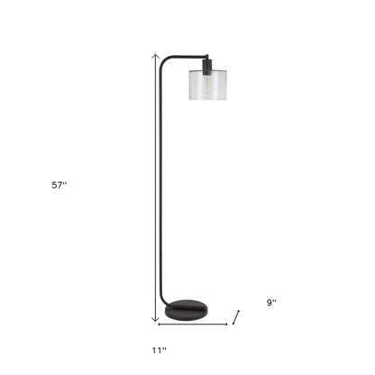 Black Floor Lamp w/ Shade
