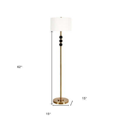Black Floor Lamp w/ Shade