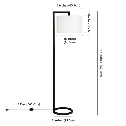 Black Floor Lamp w/ Shade