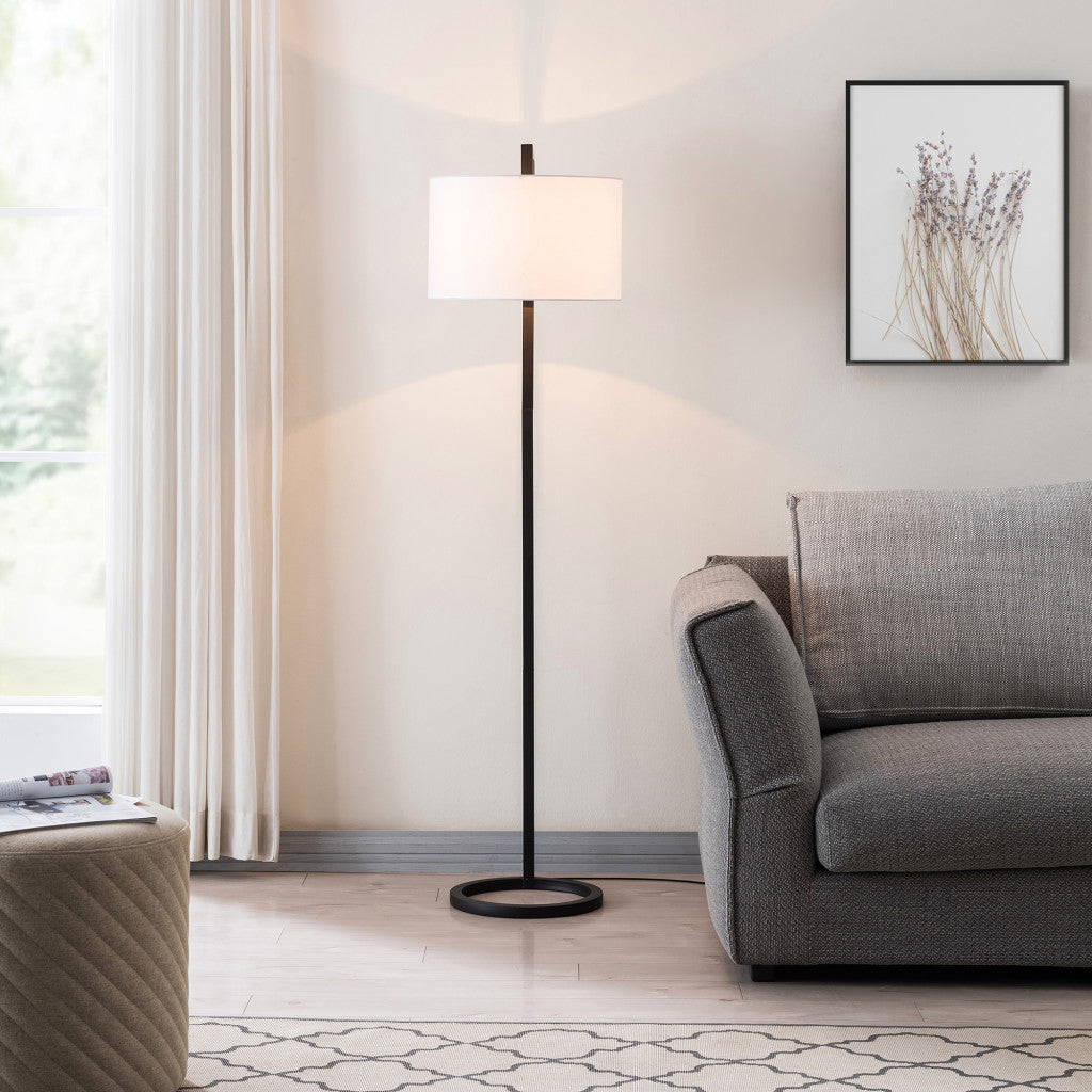 Black Floor Lamp w/ Shade