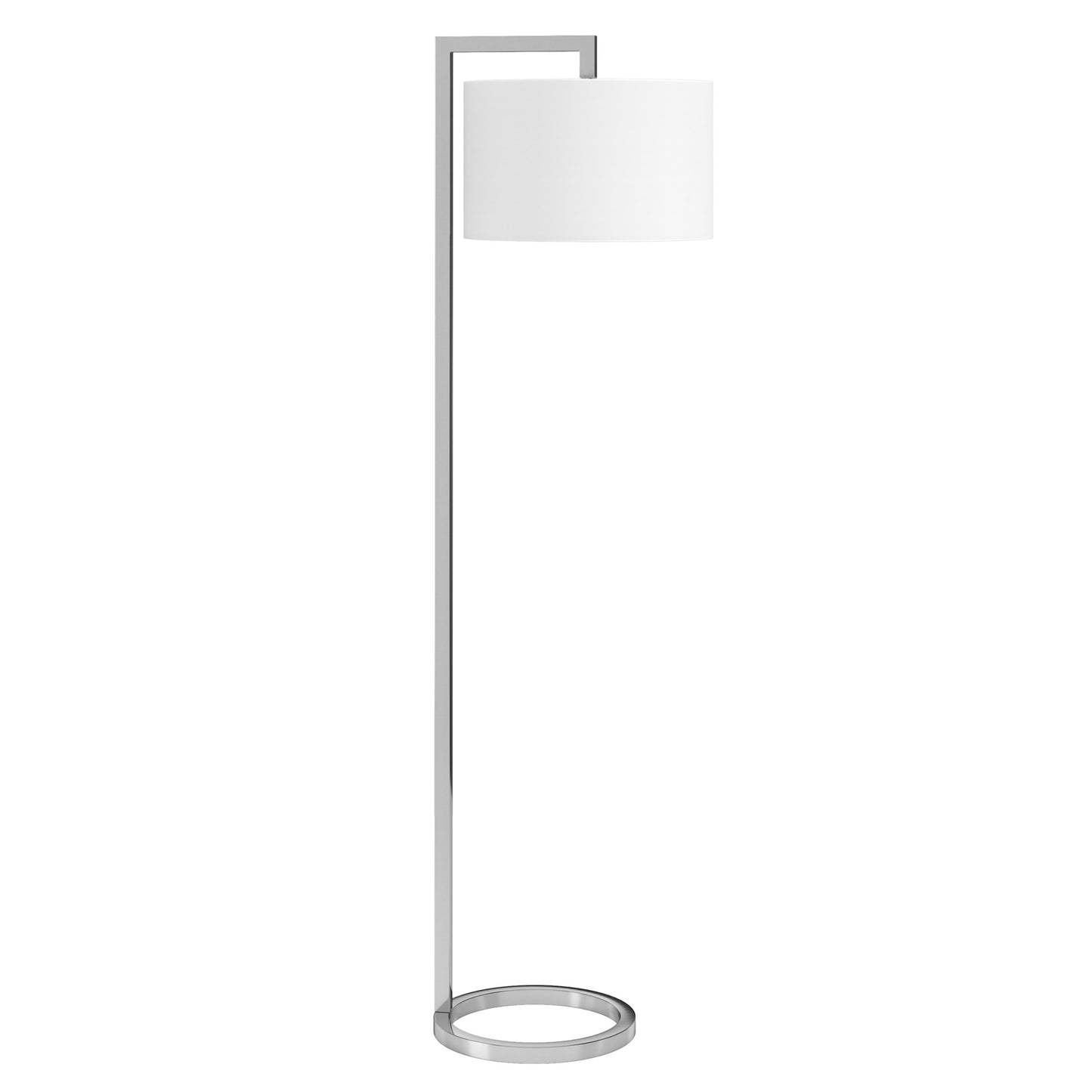Nickel Floor Lamp w/ Shade