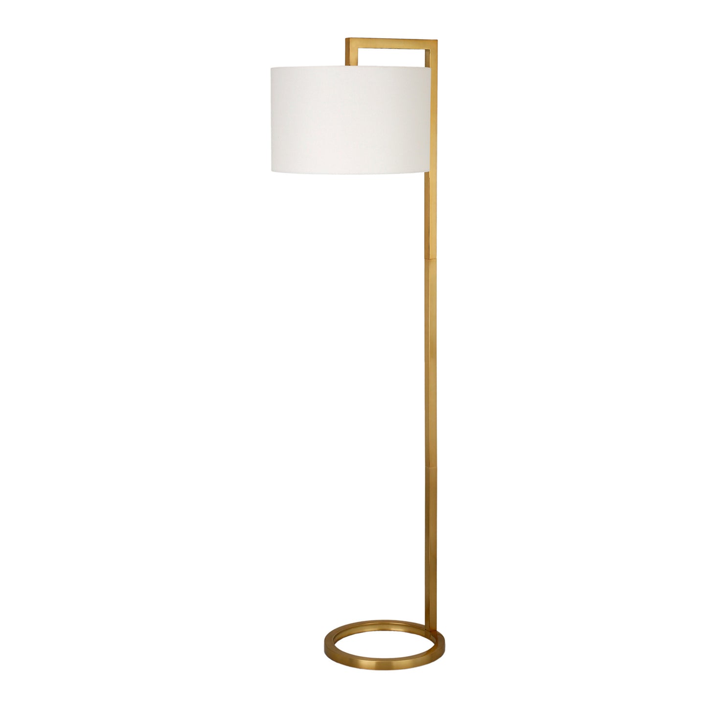 Brass Floor Lamp w/ Shade