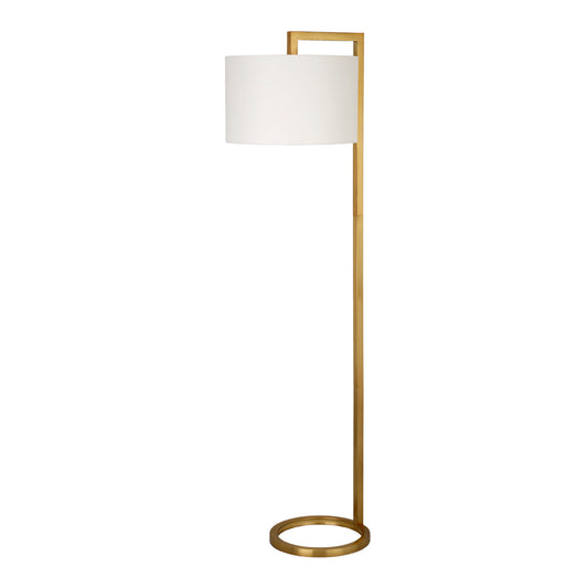 Brass Floor Lamp w/ Shade