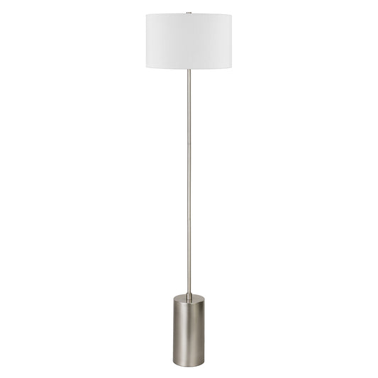 Nickel Floor Lamp w/ Shade