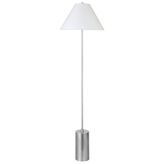 Nickel Floor Lamp w/ Shade