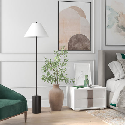 Black Floor Lamp w/ Shade