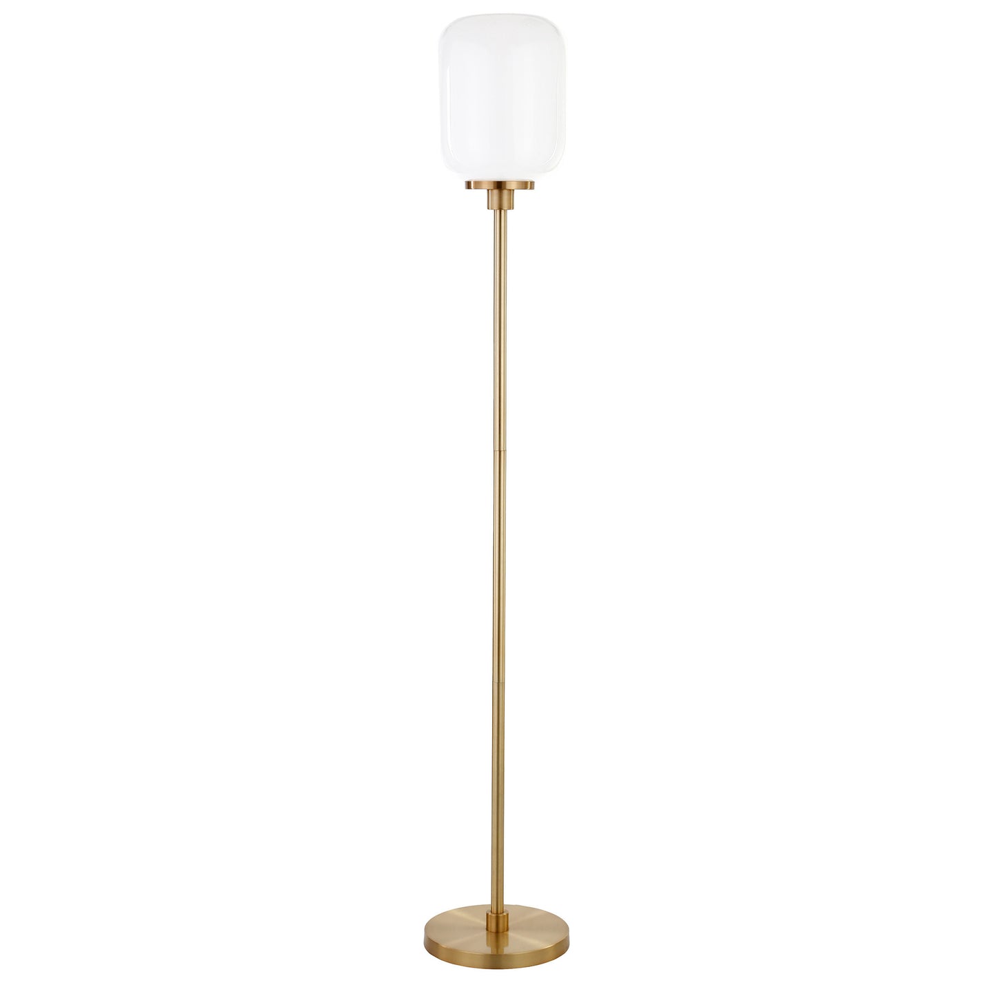 Brass Floor Lamp w/ Shade