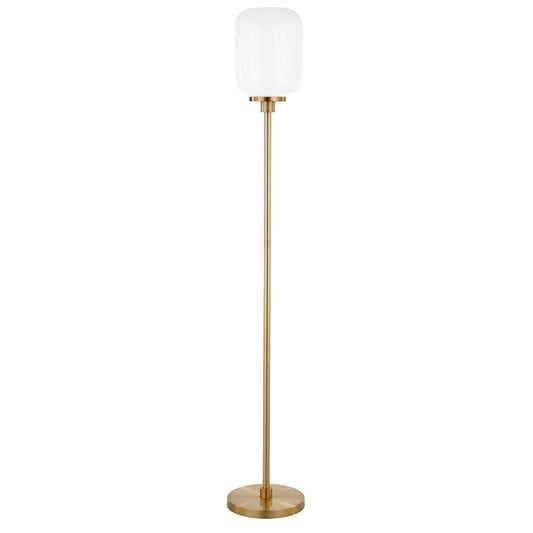 Brass Floor Lamp w/ Shade