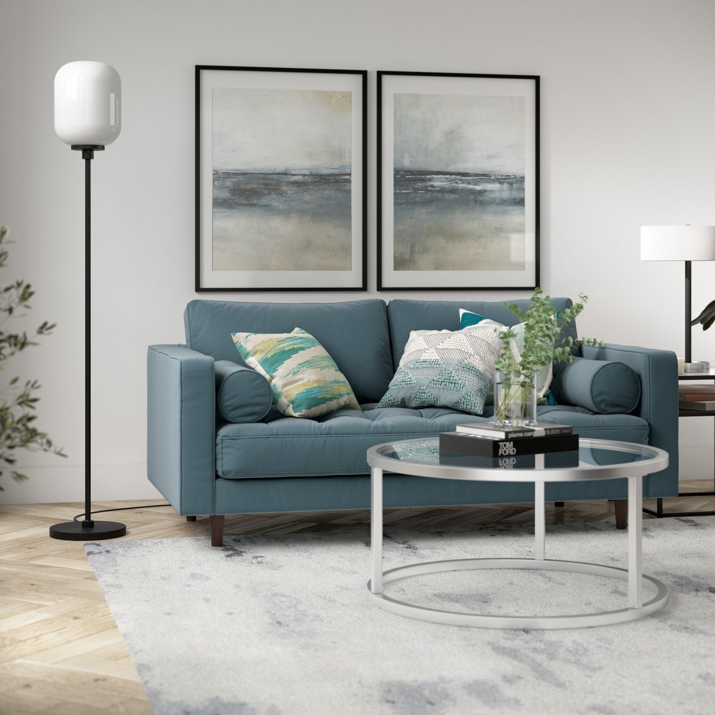 Black Floor Lamp w/ Shade