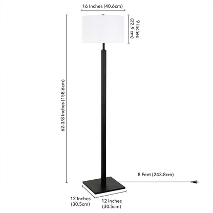 Black Floor Lamp w/ Shade