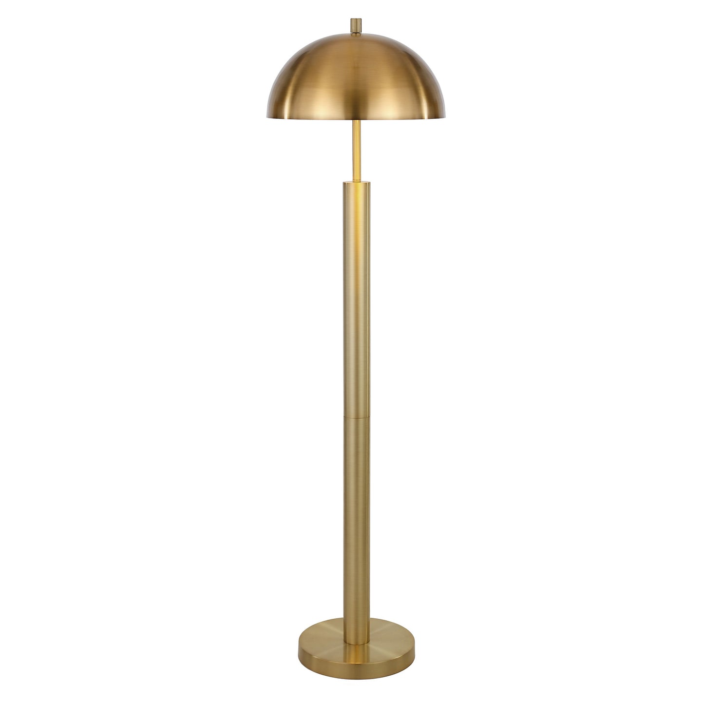 Brass Floor Lamp w/ Shade