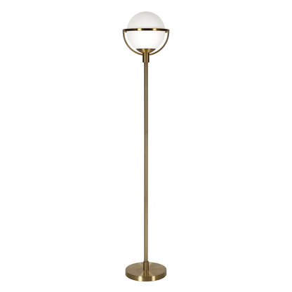 Brass Floor Lamp w/ Shade