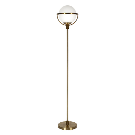 Brass Floor Lamp w/ Shade