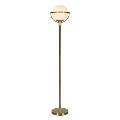Brass Floor Lamp w/ Shade