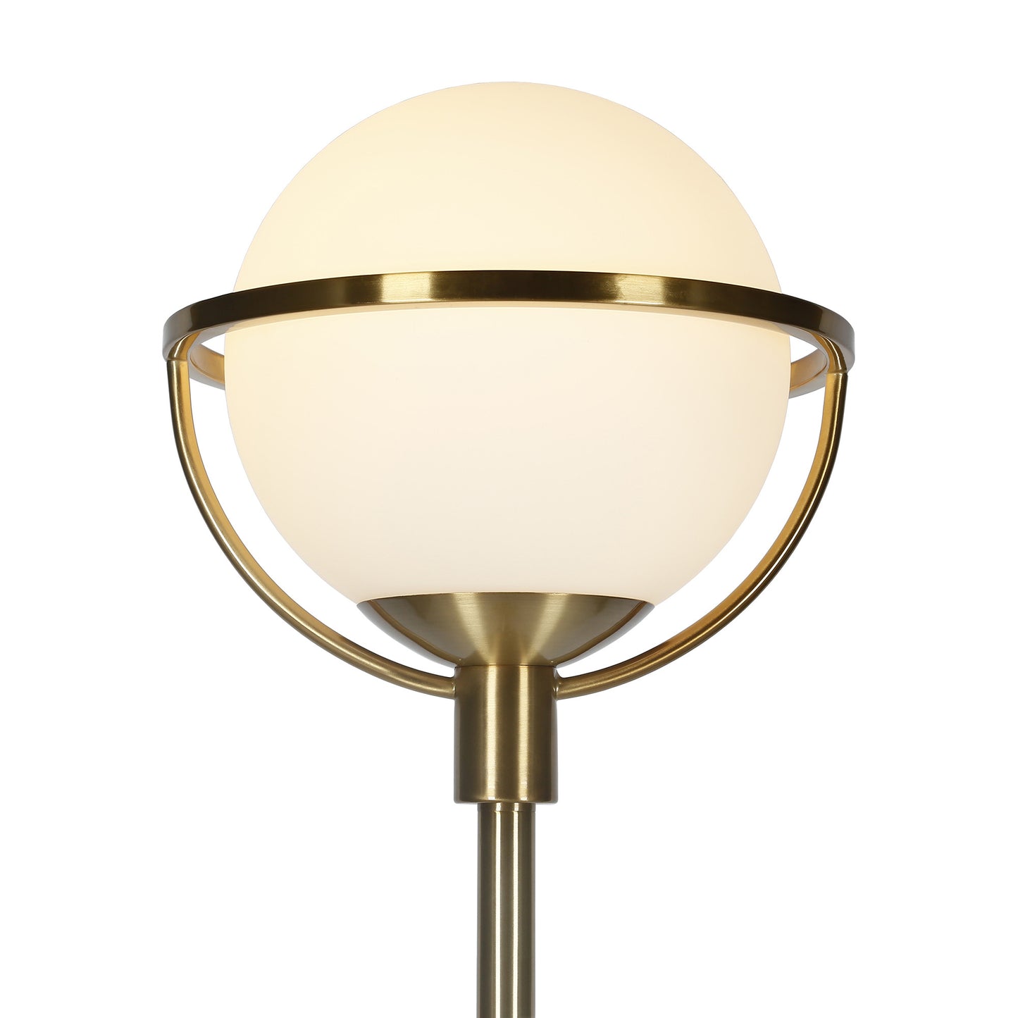 Brass Floor Lamp w/ Shade