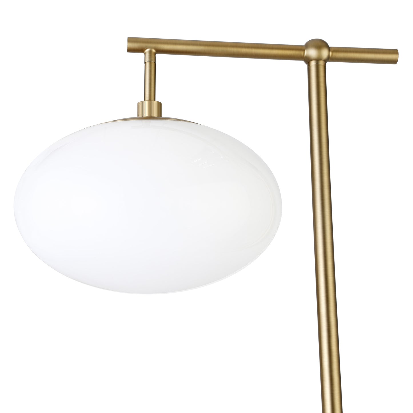 Brass Reading Floor Lamp w/ Shade