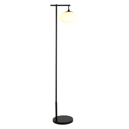 Black Reading Floor Lamp w/ Shade