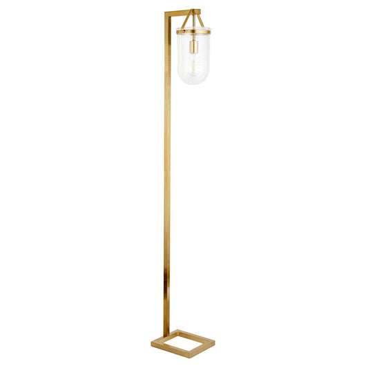 Brass Floor Lamp w/ Shade