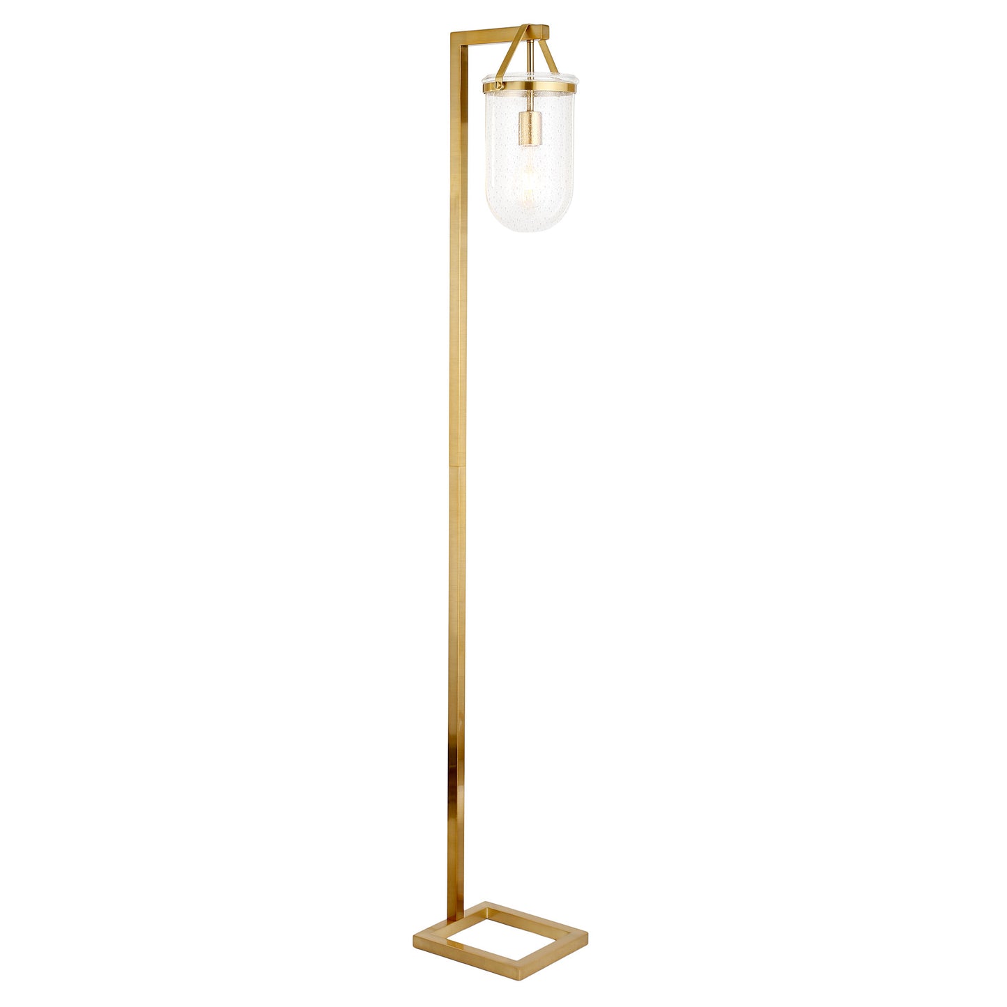 Brass Floor Lamp w/ Shade