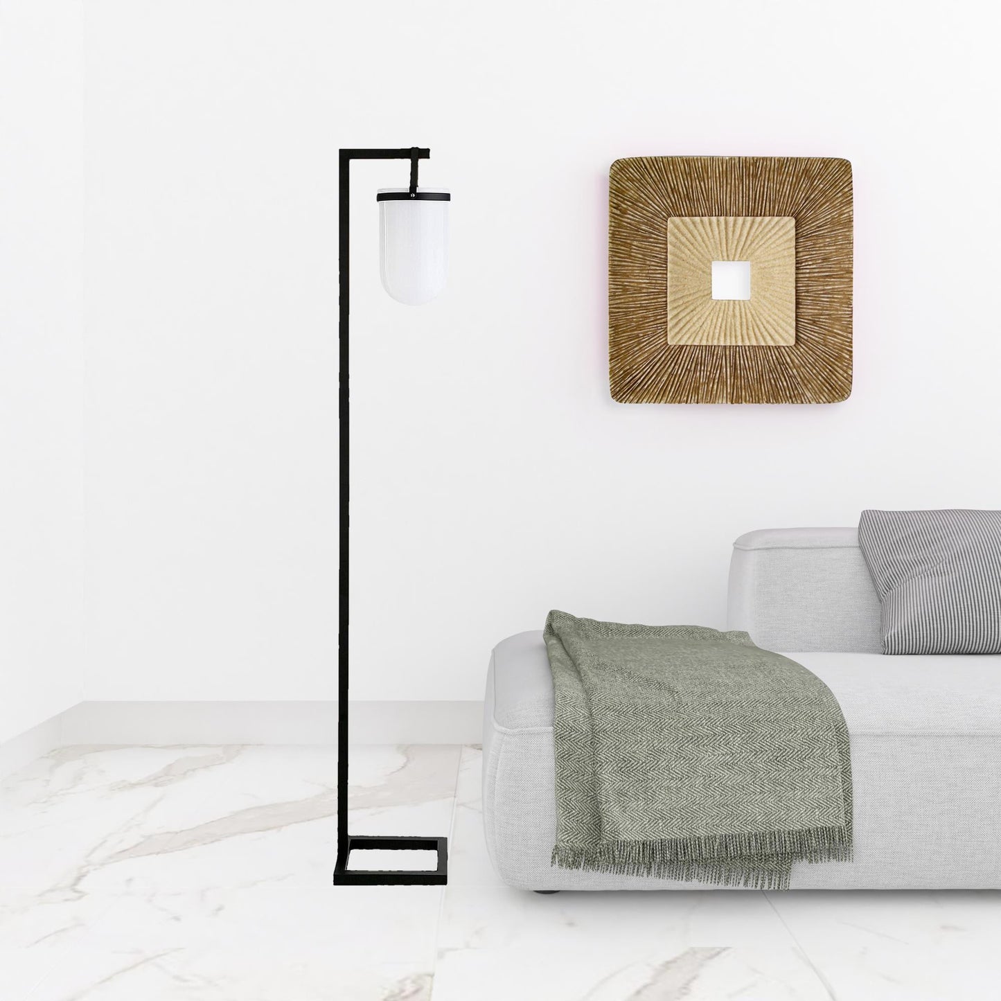 Black Floor Lamp w/ Shade