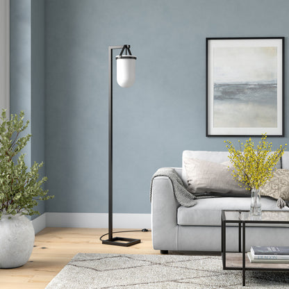 Black Floor Lamp w/ Shade
