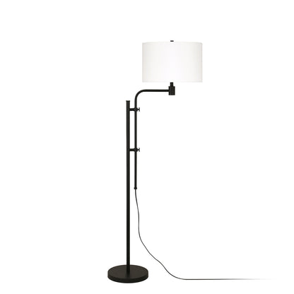 Black Adjustable Floor Lamp w/ Shade