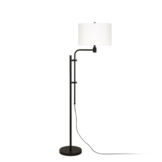 Black Adjustable Floor Lamp w/ Shade