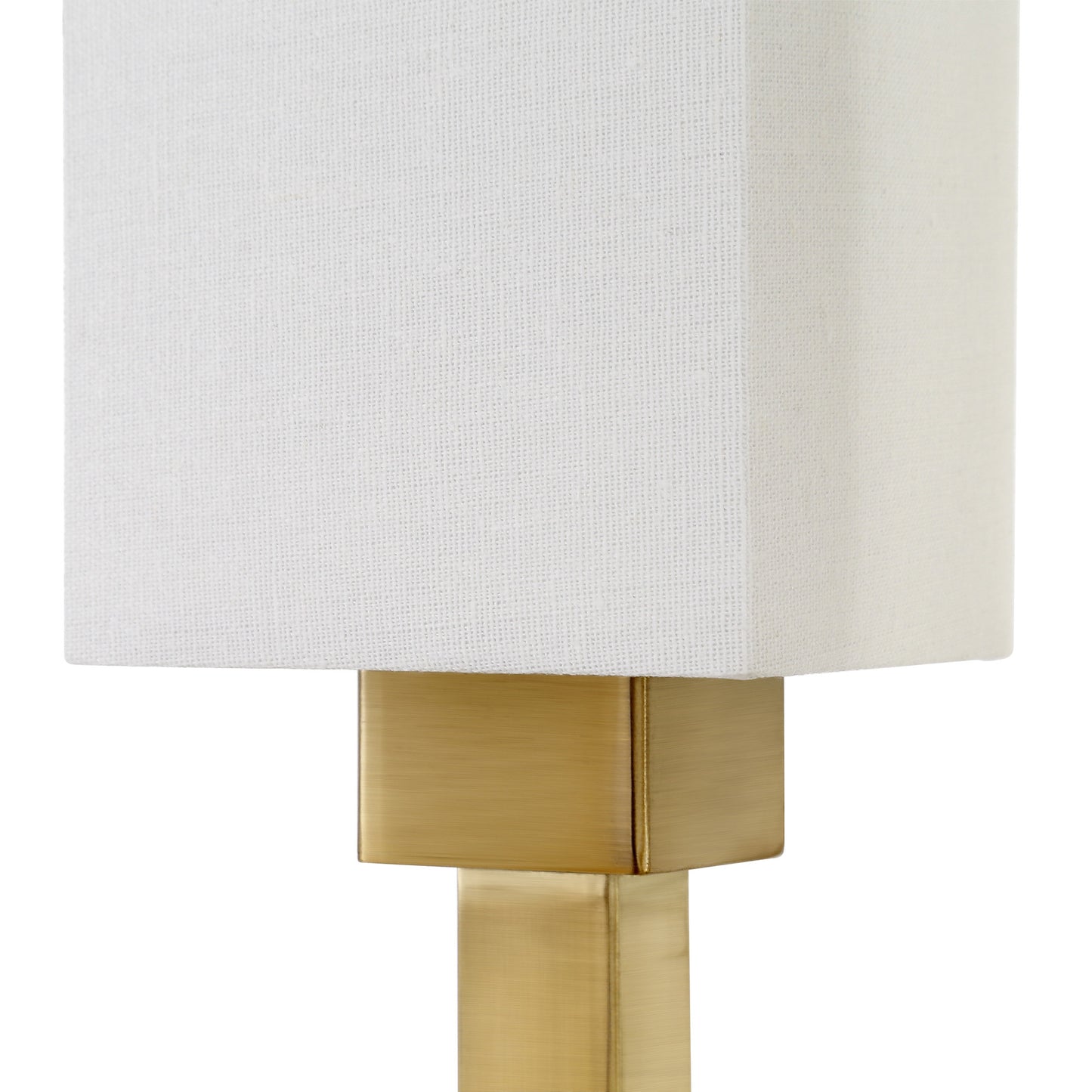 Brass 3-Light Torchiere Floor Lamp w/ Shade