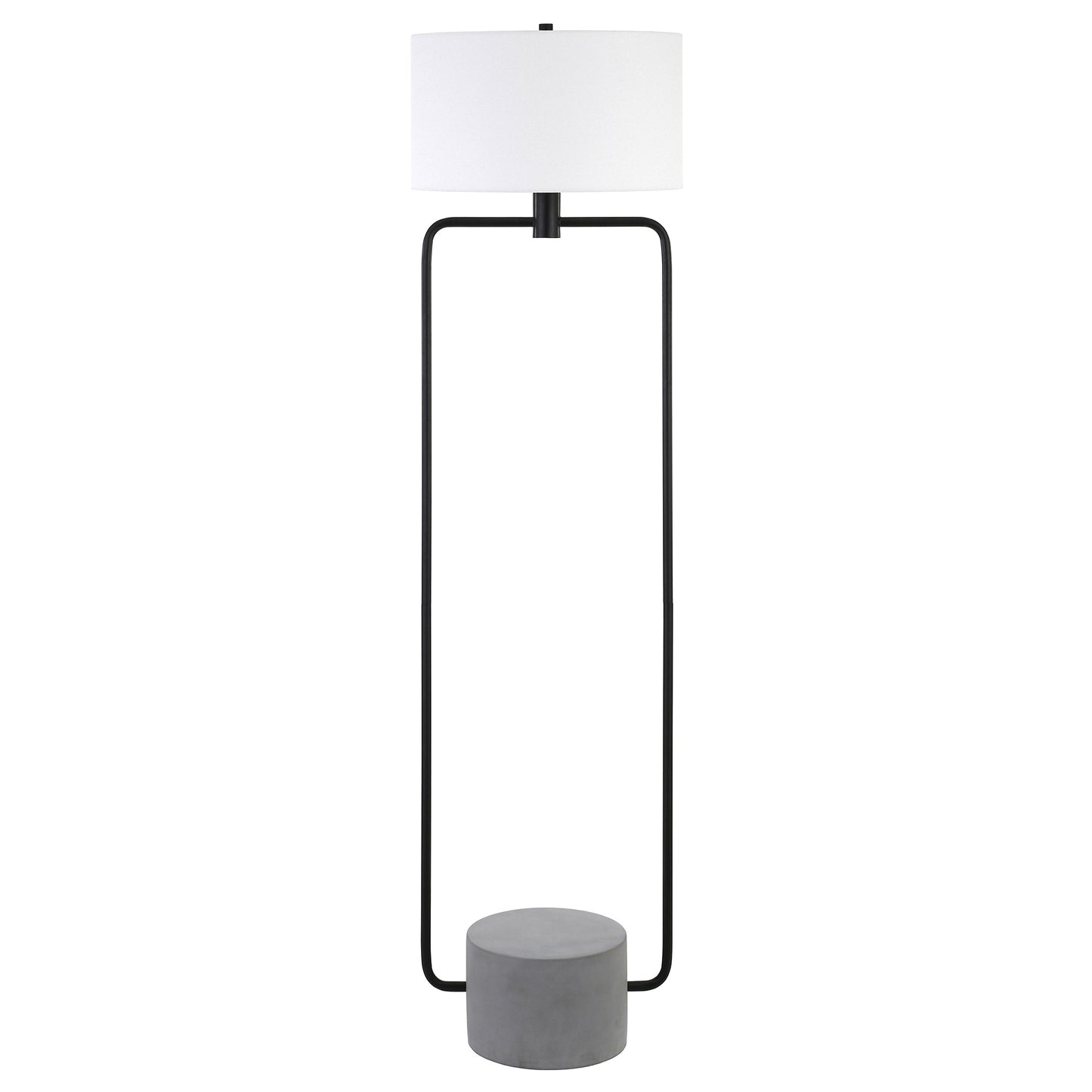 Black Column Floor Lamp w/ Shade
