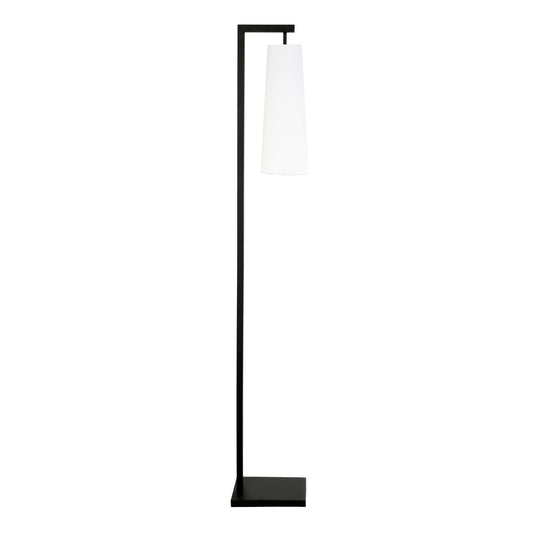 Black Reading Floor Lamp w/ Shade