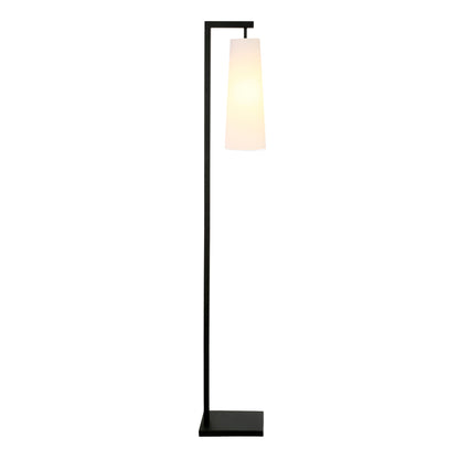 Black Reading Floor Lamp w/ Shade