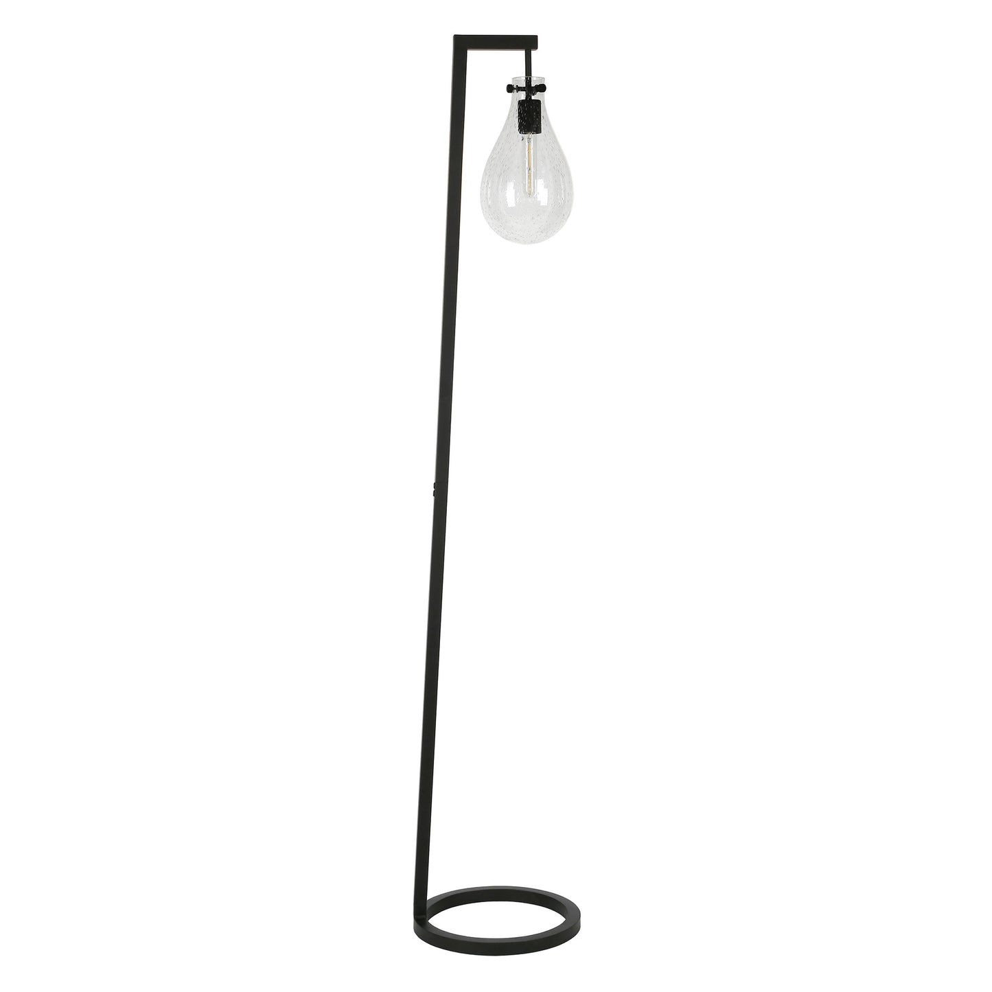 Black Reading Floor Lamp w/ Shade