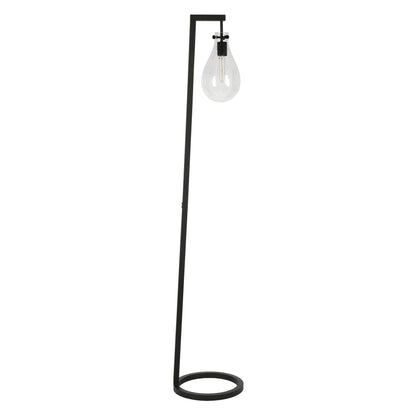 Black Reading Floor Lamp w/ Shade
