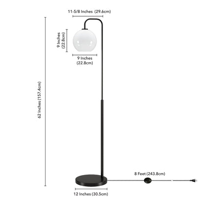Black Floor Lamp w/ Shade