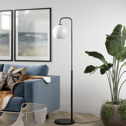 Black Floor Lamp w/ Shade
