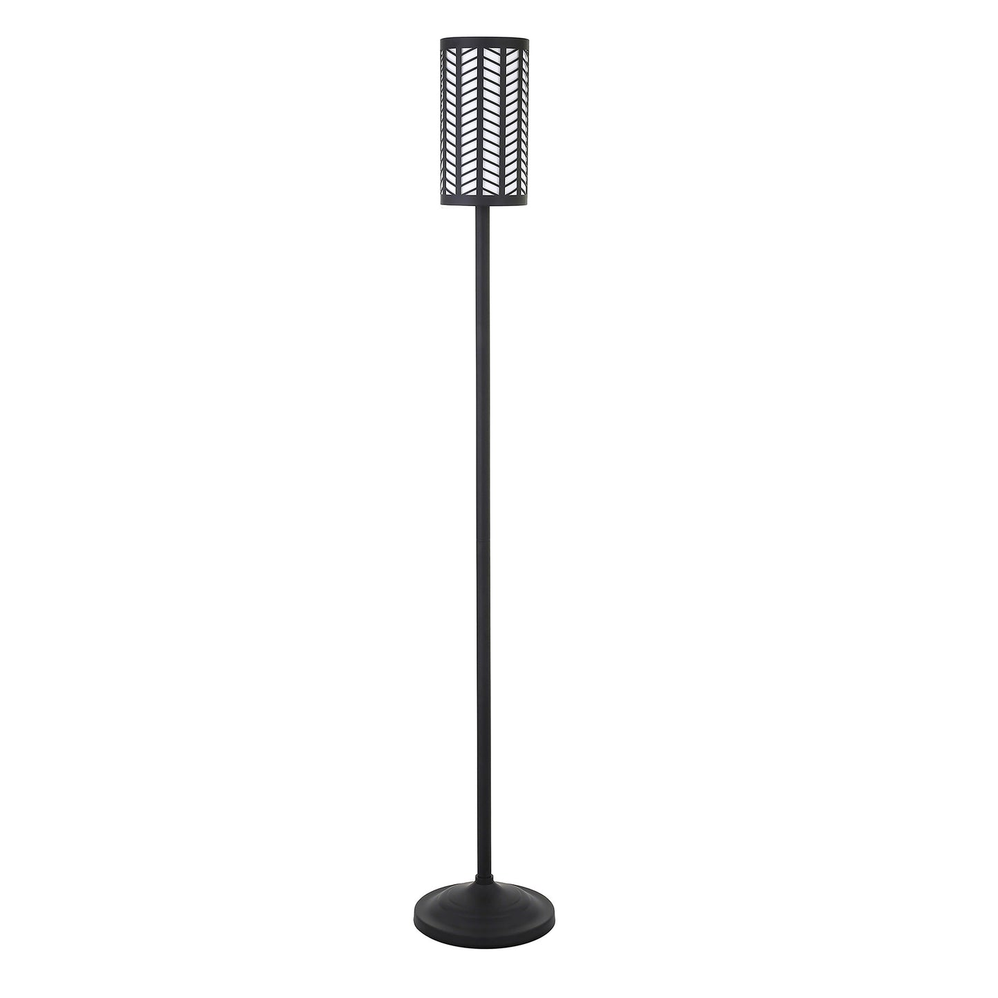 Black Torchiere Floor Lamp w/ Shade