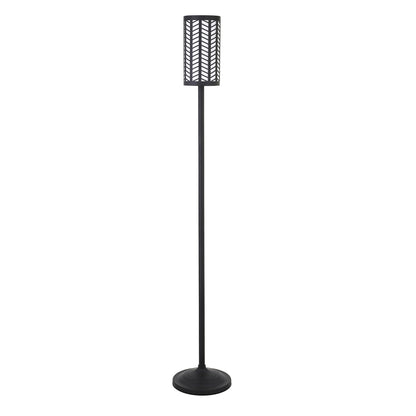 Black Torchiere Floor Lamp w/ Shade