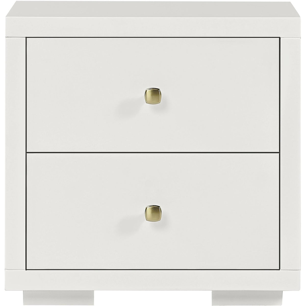 White Shiplap Texture Solid Wood King Bed w/ Drawers