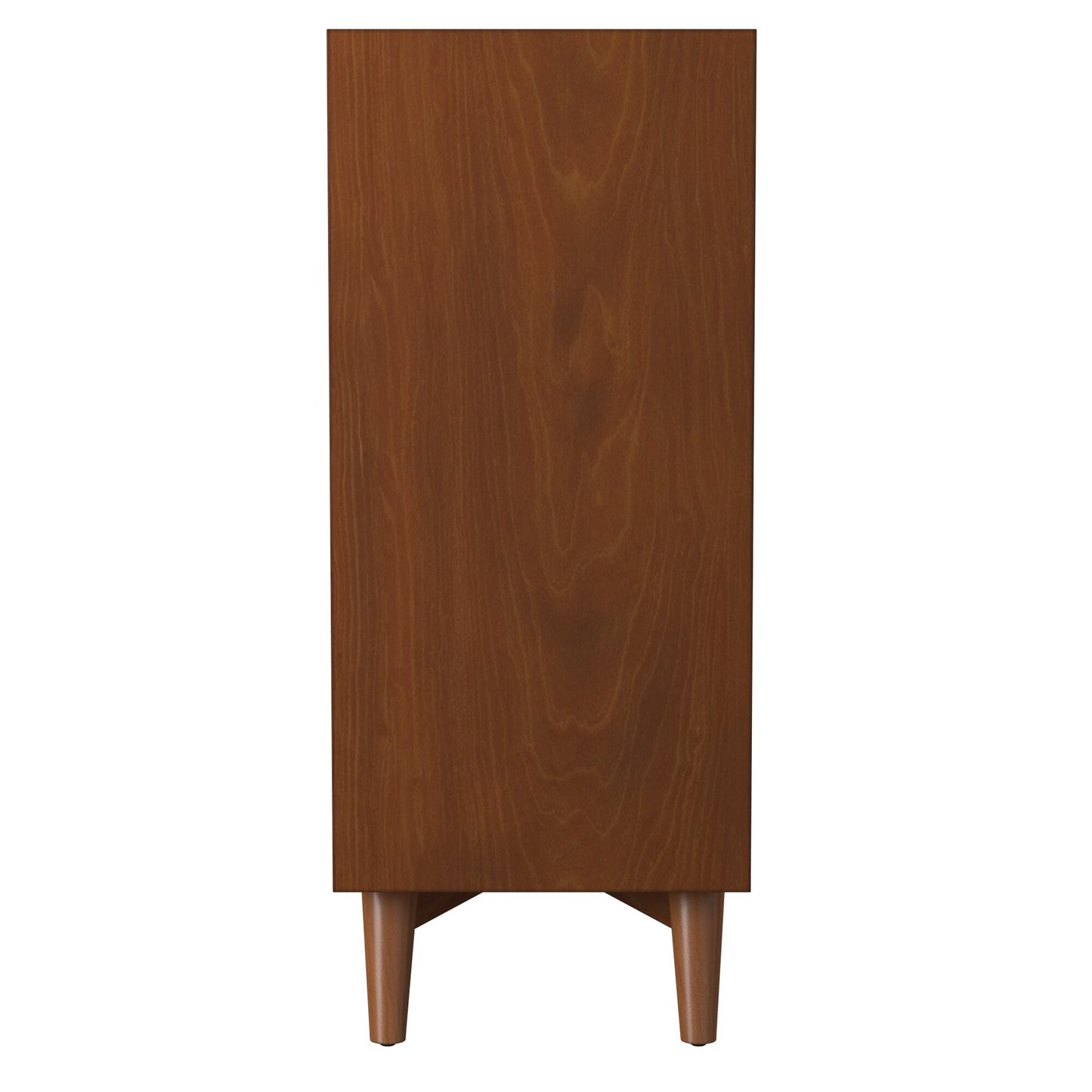 Brown Solid Wood Four Drawer Chest image 5