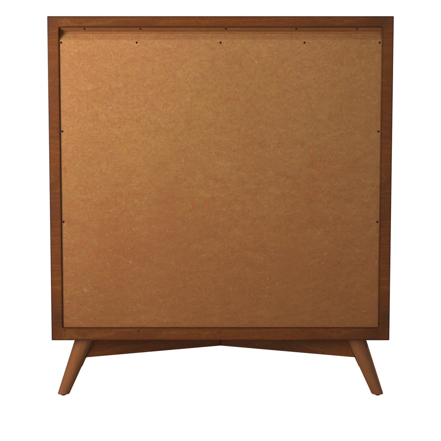 Brown Solid Wood Four Drawer Chest image 6