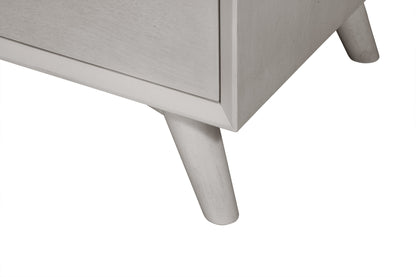 Gray Solid Wood Seven Drawer Double Dresser image 4