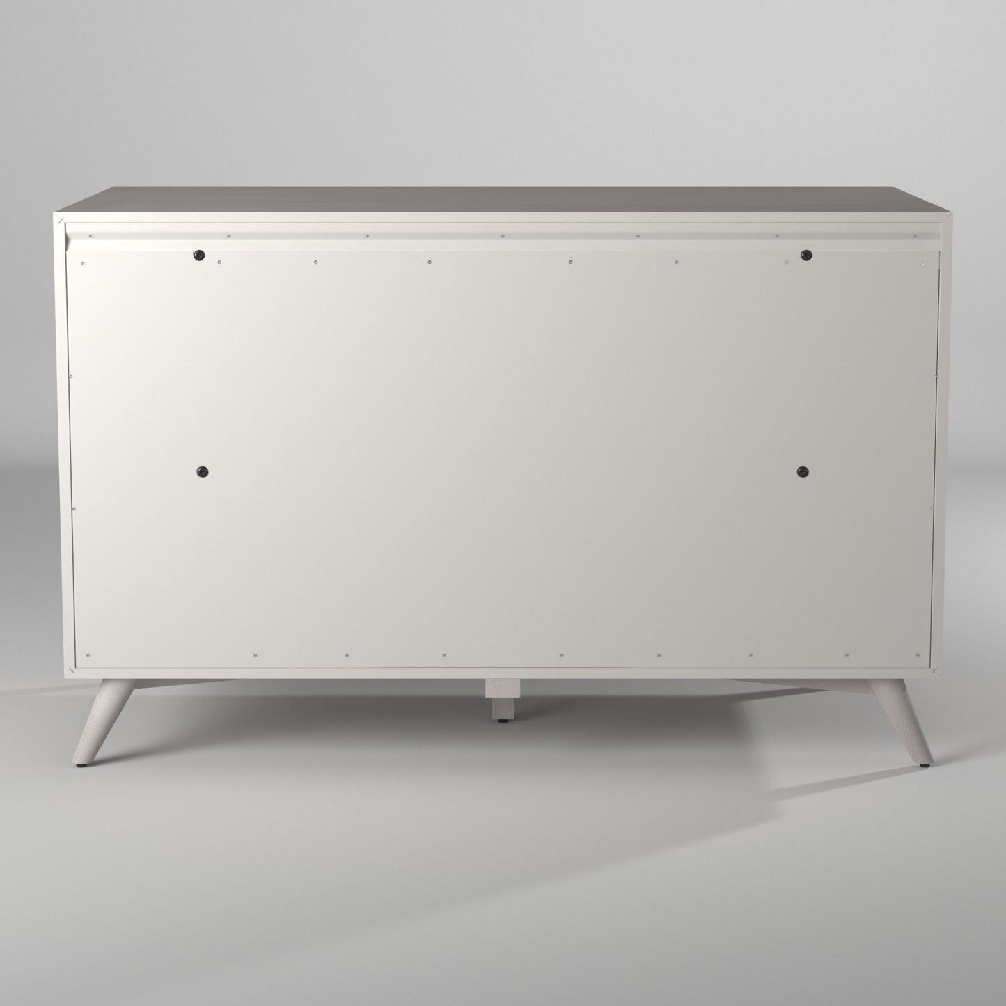 Gray Solid Wood Seven Drawer Double Dresser image 6
